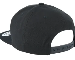 Motor-Born To Ride Helmbones Black Snapback -