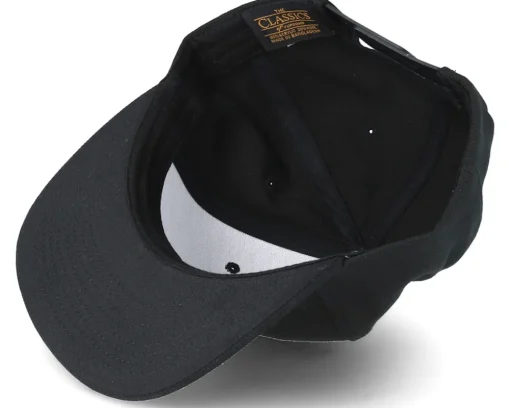 Motor-Born To Ride Helmbones Black Snapback -