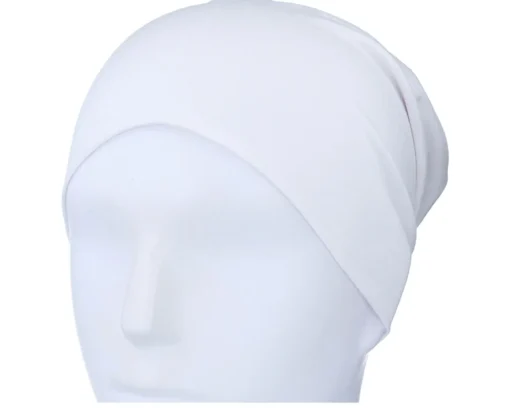 Traditional Beanies-Beechfield Hemsedal Cotton Slouch Beanie - White
