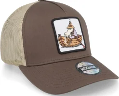 Hot Moomin Hemulen Boat /Khaki Trucker - Brown