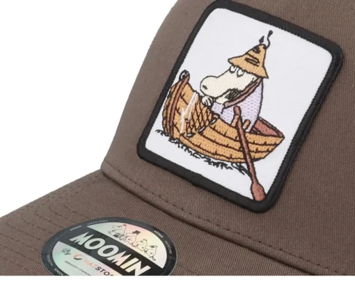 Hot Moomin Hemulen Boat /Khaki Trucker - Brown