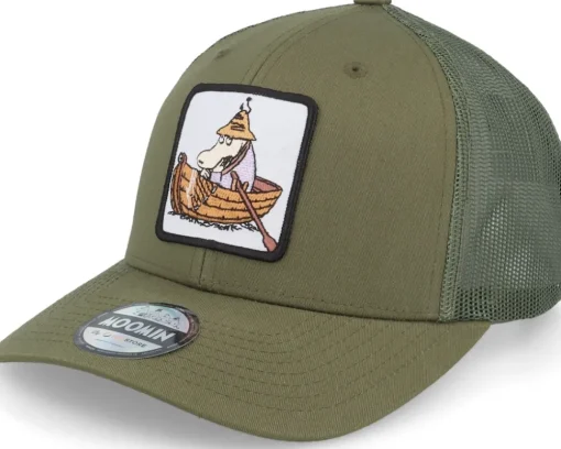 Hot Moomin Hemulen Boat /Khaki Trucker - Brown