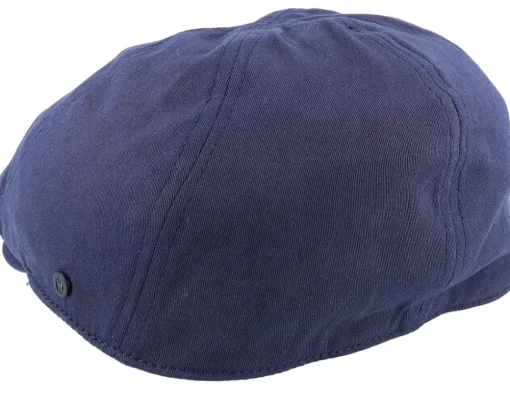 Hot Upfront Henry Duckbill Navy Blue Flat Cap -
