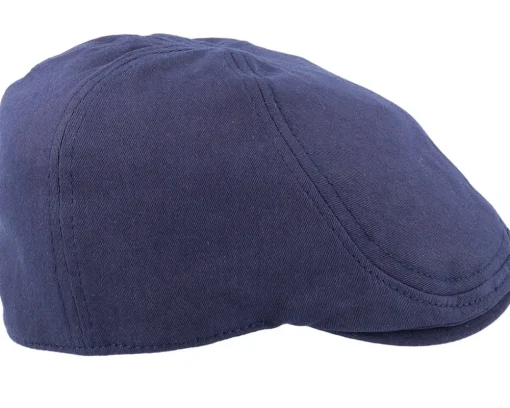 Hot Upfront Henry Duckbill Navy Blue Flat Cap -