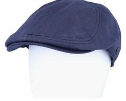 Hot Upfront Henry Duckbill Navy Blue Flat Cap -