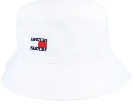 Sale Tommy Hilfiger Heritage Core Hat Bucket - White