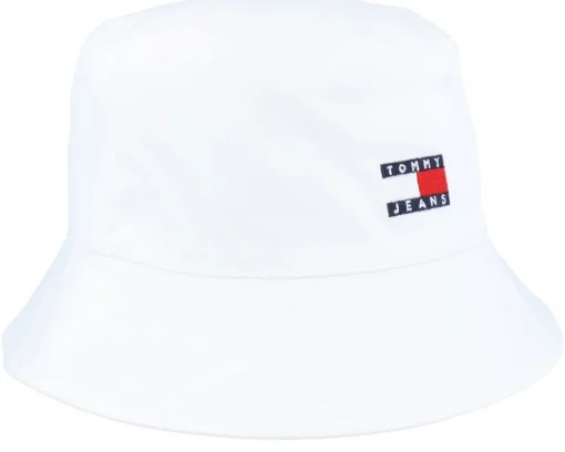 Sale Tommy Hilfiger Heritage Core Hat Bucket - White