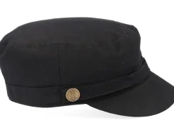 Army-Jaxon & James Herringbone Cap Army - Black