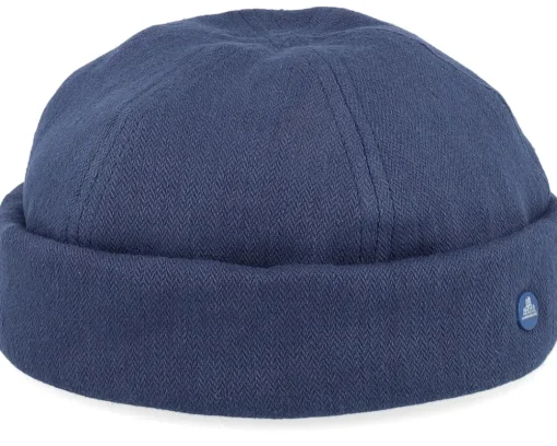 Fashion Hammaburg Herringbone Navy Docker -