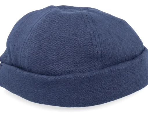 Fashion Hammaburg Herringbone Navy Docker -