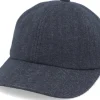 Adjustable-City Sport Herringbone Softfix Black Dad Cap -