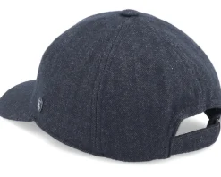 Adjustable-City Sport Herringbone Softfix Black Dad Cap -