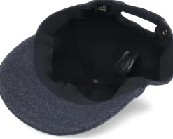 Adjustable-City Sport Herringbone Softfix Black Dad Cap -