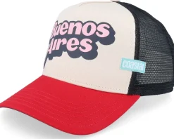 Trucker-Coastal Hft Buenos Aires Black/Creme/Red Trucker -