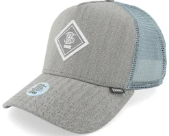 Clearance Djinns Hft Cap Fine Herringsbone Grey Trucker -