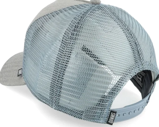 Clearance Djinns Hft Cap Fine Herringsbone Grey Trucker -