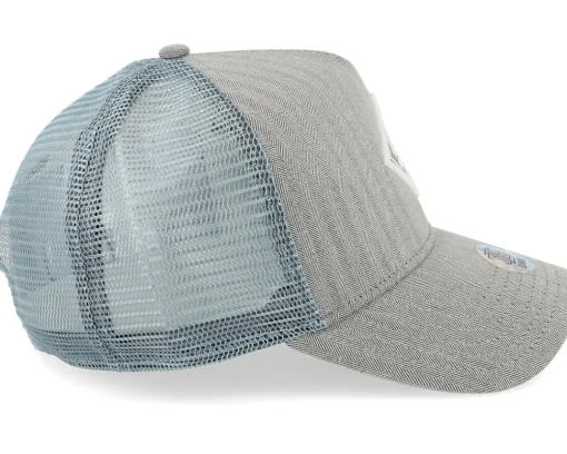 Clearance Djinns Hft Cap Fine Herringsbone Grey Trucker -