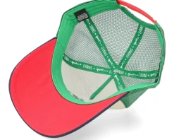 Trucker-Djinns Hft Cap Food Rocket Ice Fossil White/Green/Navy Trucker -