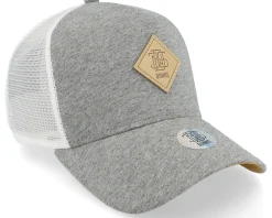 Trucker-Djinns Hft Cap Jersey Patch Grey Heather/White Trucker -