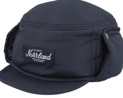 Earflap-SQRTN Höglekardalen Cap Black Earflap -