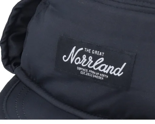 Earflap-SQRTN Höglekardalen Cap Black Earflap -