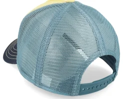 Trucker-Stetson High Speed Light Yellow/Midnight Blue/Navy A-Frame Trucker -
