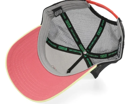 Trucker-Coastal Highertides White/Black/Yellow Trucker -