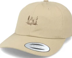 Discount Abducted Hike In The Woods Khaki Dad Cap -
