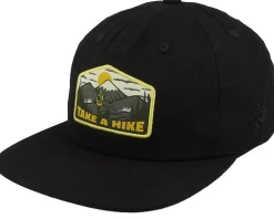 Snapback-SQRTN Hike 6-panel Cap Black Snapback -