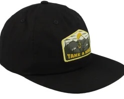 Snapback-SQRTN Hike 6-panel Cap Black Snapback -