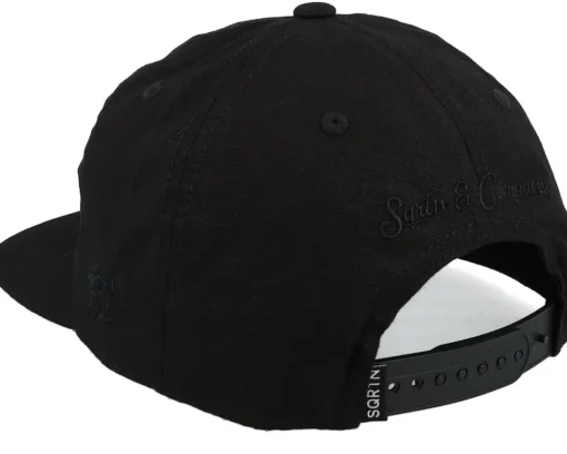 Snapback-SQRTN Hike 6-panel Cap Black Snapback -