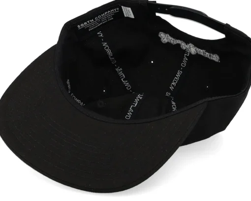 Snapback-SQRTN Hike 6-panel Cap Black Snapback -
