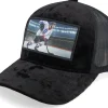 Best Iconic Hockey Player Blue White Color Velvet Black A-Frame Trucker -