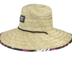 Hot Rip Curl Hoffman Black Straw Hat -