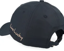 Adjustable-Black Clover Hollywood Ladies Cap Black/Rose Gold Adjustable -