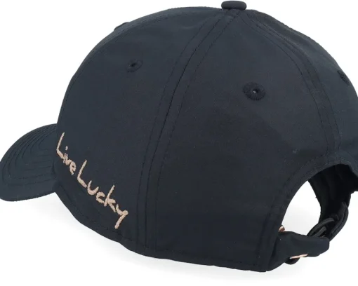 Adjustable-Black Clover Hollywood Ladies Cap Black/Rose Gold Adjustable -