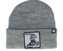 New Goorin Bros. Hoof It Beanie Heather Cuff - Grey