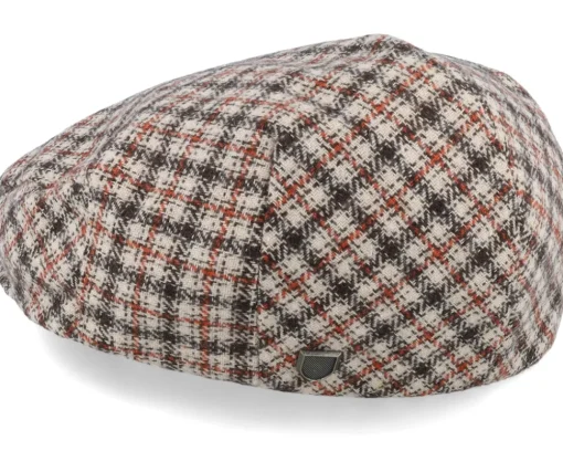 Flat Caps-Brixton Hooligan Lw X Sand/Dark Earth/Paradise Orange Snap Cap -
