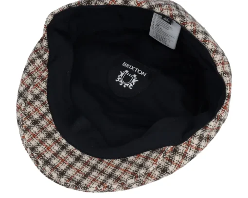 Flat Caps-Brixton Hooligan Lw X Sand/Dark Earth/Paradise Orange Snap Cap -