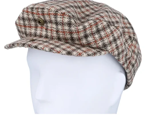 Flat Caps-Brixton Hooligan Lw X Sand/Dark Earth/Paradise Orange Snap Cap -
