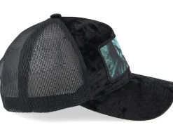Velvet Caps-Scenes Horror Clown Velvet Black/Black A-frame Trucker -