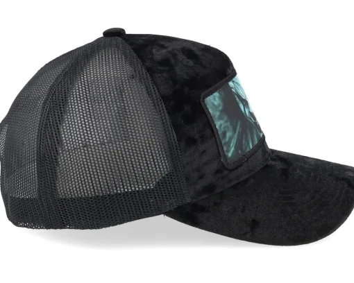 Velvet Caps-Scenes Horror Clown Velvet Black/Black A-frame Trucker -