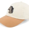 New Wild Spirit Horse Washed Stone/Wheat Dad Cap -