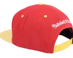 Snapback-Mitchell & Ness Houston Rockets Billboard Classic Hwc Red/Gold Snapback -