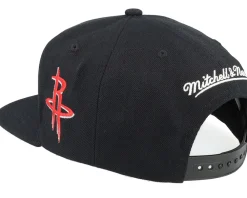Snapback-Mitchell & Ness Houston Rockets Team Script 2.0 Snapback - Black