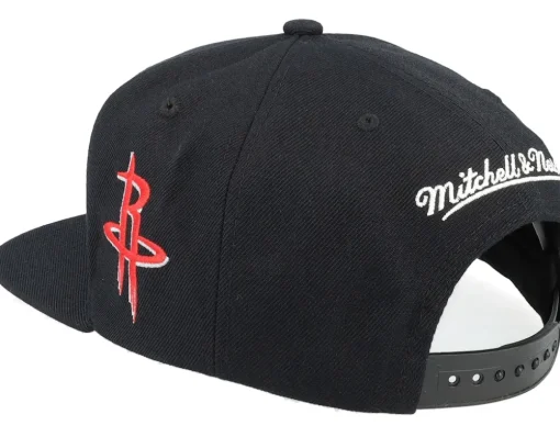 Snapback-Mitchell & Ness Houston Rockets Team Script 2.0 Snapback - Black
