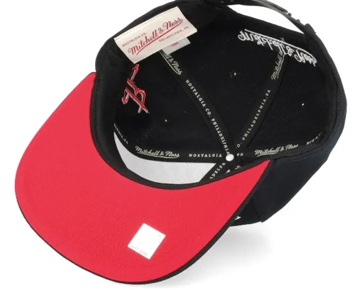 Snapback-Mitchell & Ness Houston Rockets Team Script 2.0 Snapback - Black