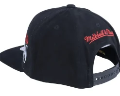 Snapback-Mitchell & Ness Houston Rockets 75Th Canal World Champ Hwc Black Snapback -
