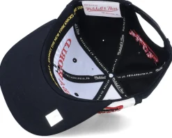 Snapback-Mitchell & Ness Houston Rockets 75Th Canal World Champ Hwc Black Snapback -