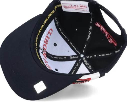 Snapback-Mitchell & Ness Houston Rockets 75Th Canal World Champ Hwc Black Snapback -
